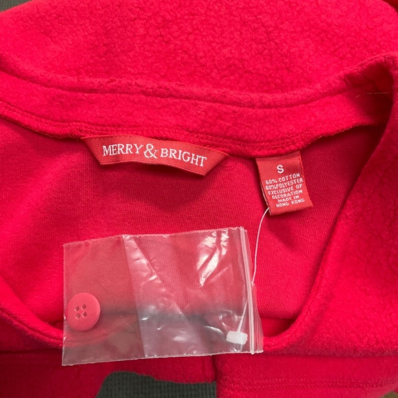 New Merry & Bright Christmas Kitties Vest Size S - Picture 5 of 7